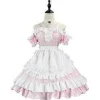 Dame Blonde Lag Maid Kjoler Sød Lolita Kjole Viktoriansk Ærmeløs Halloween Cosplay Kostumer (XL)