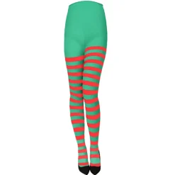 Dame Strømper Uigennemsigtige Strømper Pantyhose Julefest Makeup Black&Red