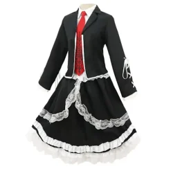 Dangaronpa Celestia Ludenberg Cosplay Dangaronpa Kostume Skoleuniform Kvinder Halloween Komplet Sæt Gotisk Lolita Kostume Fest M MCJY M A1