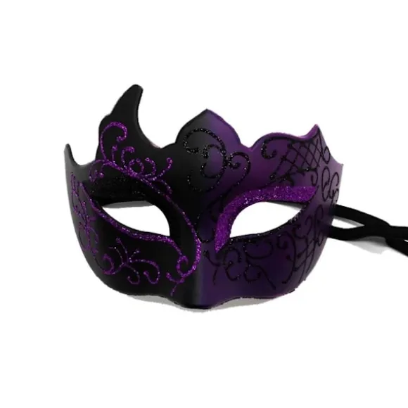 Dansemaske Maskerade Glansfuld Maske 5 5 5