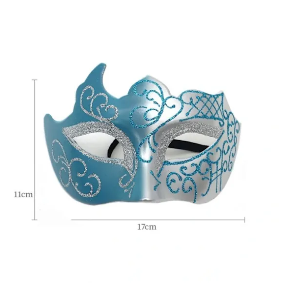 Dansemaske Maskerade Glansfuld Maske 5 5 5