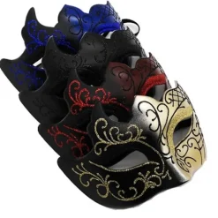 Dansemaske Maskerade Glansfuld Maske 5 5 5