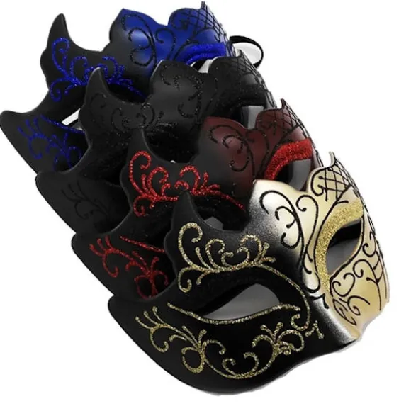 Dansemaske Maskerade Glansfuld Maske 5 5 5