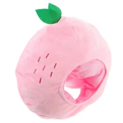 Dansende Frugt Party Hat Ferskenformet Frugthat Maskerade Party Voksen Pink 39.00X36.00X8.00CM 1 stk. Fotorekvisit