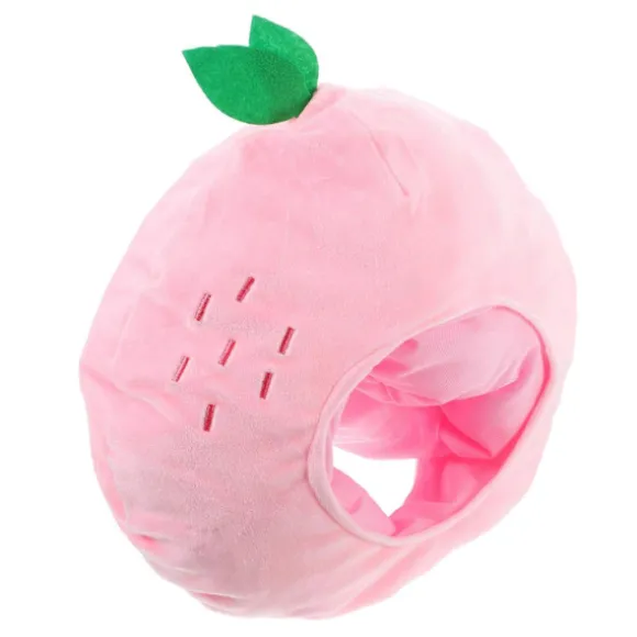 Dansende Frugt Party Hat Ferskenformet Frugthat Maskerade Party Voksen Pink 39.00X36.00X8.00CM 1 stk. Fotorekvisit