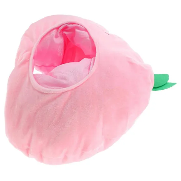 Dansende Frugt Party Hat Ferskenformet Frugthat Maskerade Party Voksen Pink 39.00X36.00X8.00CM 1 stk. Fotorekvisit