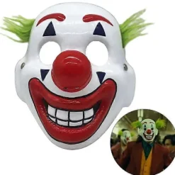 DC Film Joker Arthur Fleck Cosplay Maske Klovn Maskerade Halloween Skræmmende Maske