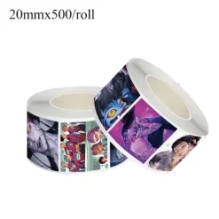 Demon Hunter Birthday Party Supplies Set: Service, banner, kage topper og balloner til børn tattoos-500pcs