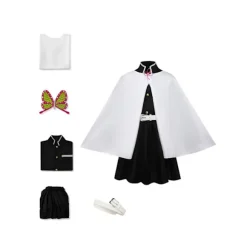 Demon Slayer Cosplay Kostume | Tanjiro Nezuko Zenitsu Halloween Outfit*Kanao*Størrelse S Kanao Size S