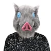 Demon Slayer Halloween Maske Hashibira Inosuke Grisehoved Maske - Perfekt