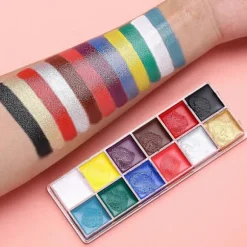 Den sommer jeg blev smuk 12 farver Halloween Makeup Ansigtsmaling Ansigtsmaling Jule Ansigtsmaling