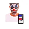 Devilish Clown Makeup Kit - Halloween - Hvid - Indendørs - Fra 8 år og opefter - Blandet