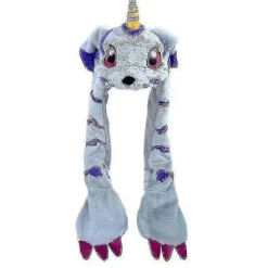 Digimon Adventure Kawaii Gabumon Plys Kasket Hat Klemme Plys Hat Hold Varm Hat Ører Op Hovedpynt, CJY