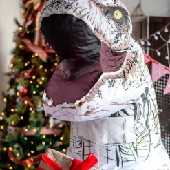 Dinosaur Kostume til Voksne Oppustelig T-rex Dinosaur Kostume Luftblæst Dino Kostume Sjov Halloween Kostume Cosplay Fæstekjole Z