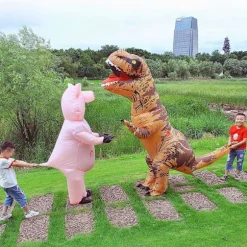 Dinosaur Kostume T-Rex Kostumer Oppustelige Halloween Kostumer Oppusteligt Kostume Voksen{AZC}