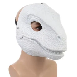 Dinosaur Maske Hovedbeklædning, Jurassic World Dinosaur Legetøj Med Åbning Bevægelig Kæbe, Velociraptor Maske & Tyrannosaurus Rex Maske Bundt
