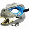 Dinosaur Maske Med Åbnende Kæbe, Dino Maske Til Børn Voksne, Kostume Og Rollespilsgave Til Karneval Halloween Cosplay Fest
