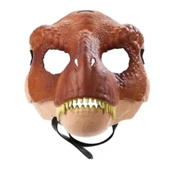 Dinosaurmaske til børn, dinosaurlegetøj med åbnende bevægelig kæbe, dyremaske red