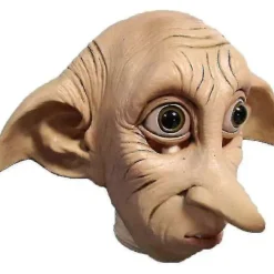 Dobby Maske, Halloween Cosplay Maske Alv Dvärg Alv Latex Maske Helhoved Kostume Rekvisitter Udsalg