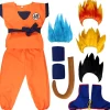 Dragon Ball Goku Kostume Børn Herre Kamehameha Cosplay Performance Fest Kostume