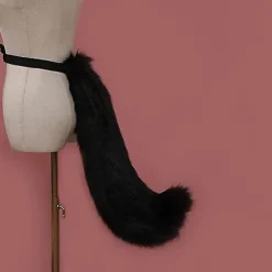 Dyr Stor Hale Ræv Kat Hund Ulv Hale Og Ører Pandebånd Cosplay Kostume Tilbehør