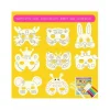 Dyremaske, 8 stk., DIY hvid malermaske, fødselsdagsfestmaske, håndværksmalermaske med pen, jul, halloween, advent, julegave, B