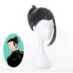 /EA/Anime Jujutsu Kaisen Cosplay Paryk Geto Suguru Sort Hårbånd, CJY