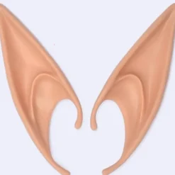 (ee)Elver Pixie Ører Fe Vulcan Alien Cosplay Kostume Fancy Dress NaturalBeige Natural Beige Long