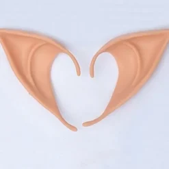 (ee)Elver Pixie Ører Fe Vulcan Alien Cosplay Kostume Fancy Dress NaturalBeige Natural Beige Long