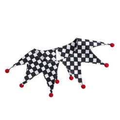 Elegant Klovnekostume Aftagelig Krave Spids Design Dekorativ Halskrave