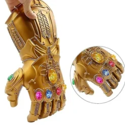 Elektroniske PVC-handsker med batteridrevet LED-lys - Thanos Infinity Handsker - WELLNGS