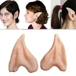 Elfeører Easy Fit Latex Elfeører Halloween Fest Hobbit Spock Kostume-WELLNGS