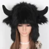 Elk Horn Julehat Fluffy Plys Faux Pels Varmer Vinter Ørevarmere