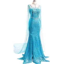 Elsa Fancy Up Kvinder Rollespil Performance Kostume S