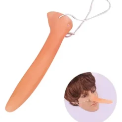 En lang latex næse lang træ Pinocchio næse rekvisit maske dans