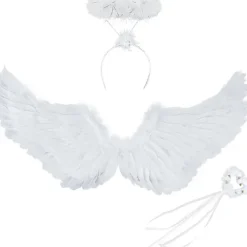 Englevinger, Englefest, Englevingekostume, Festkostumeornament, Englevinger og Glorie, Englevinger S, Englefest, Ornament