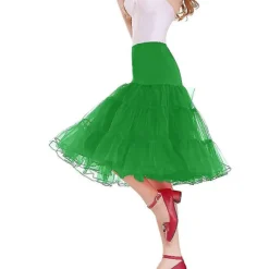 50'er Cosplay Rockabilly Underskørt Dame Underskørt Tutu Rose S