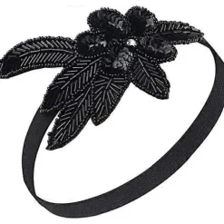 1920'er pandebånd fjer Flapper pandebånd 20'er stil hårbånd Gatsby tilbehør