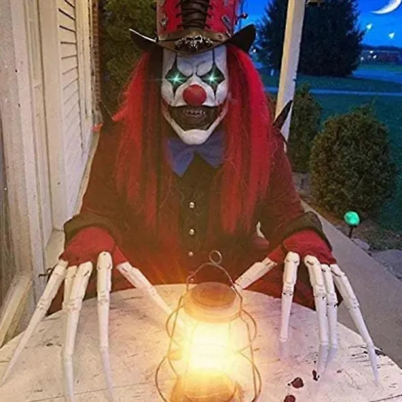 Et par Halloween-artikulerede fingre, 3D-printede artikulerede fingerforlængelser, med fleksible led - Skelethænder black