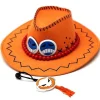 Et stykke Portgas D Ace Cowboy Hat Kostume Hatte -a