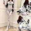 Evangelion Anime Ayanami Rei Cosplay Kostume Dame Battle Suit Bodysuit Jumpsuit Halloween Fest Udklædning -NMAOV( L)
