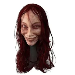 Evil Dead Rise Cosplaymasker Rave Horror Killer Hjelm Fuld Ansigt Halloween Party Rekvisitter Gyser Kvindelig Spøgelse Latexmasker (FMY)