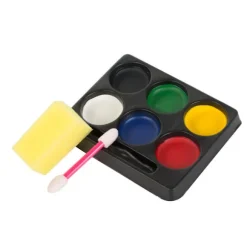 Face makeup devil kit för halloween makeup horn förklädnad