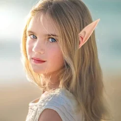 Fairy Pixie Elverører - Cosplay Bløde Spidse Ører Elver Maskerade Vampyr Fe Ører Makeup Kostume Tilbehør