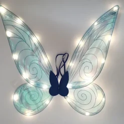 Fairy Vinger Lyser Op Sommerfuglevinger Glitrende Led Fairy Vinger Halloween Jul Fødselsdag Cosplay Gave Til Børn（2）