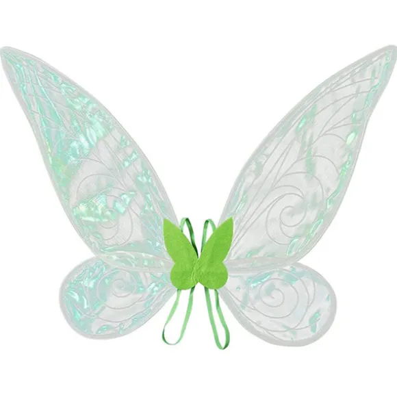 Fairy Wings For Adult Dress Up Mousserende Sheer Wings Halloween Fairy Costume Englevinger Til Børn Piger Kvinder Pink