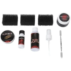 Falsk ar makeup voks specialeffekter sår modellering hudvoks med spatel til Halloween fest