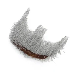 Falsk Skæg Realistisk 100% Ægte Hår Helt Håndknyttet Gedeskind Brun Til Mænd Makeup Underholdning/drama (hz06), Happy H