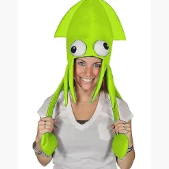 Farverig Fløjl Blæksprutte Hat Octopus Hat Danseforestilling Rekvisitter Under Havet Tillykke med Fødselsdagen Blækspruttehatte B