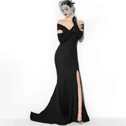 Fascinator - Lange Satin Opera Handsker Til Kvinder